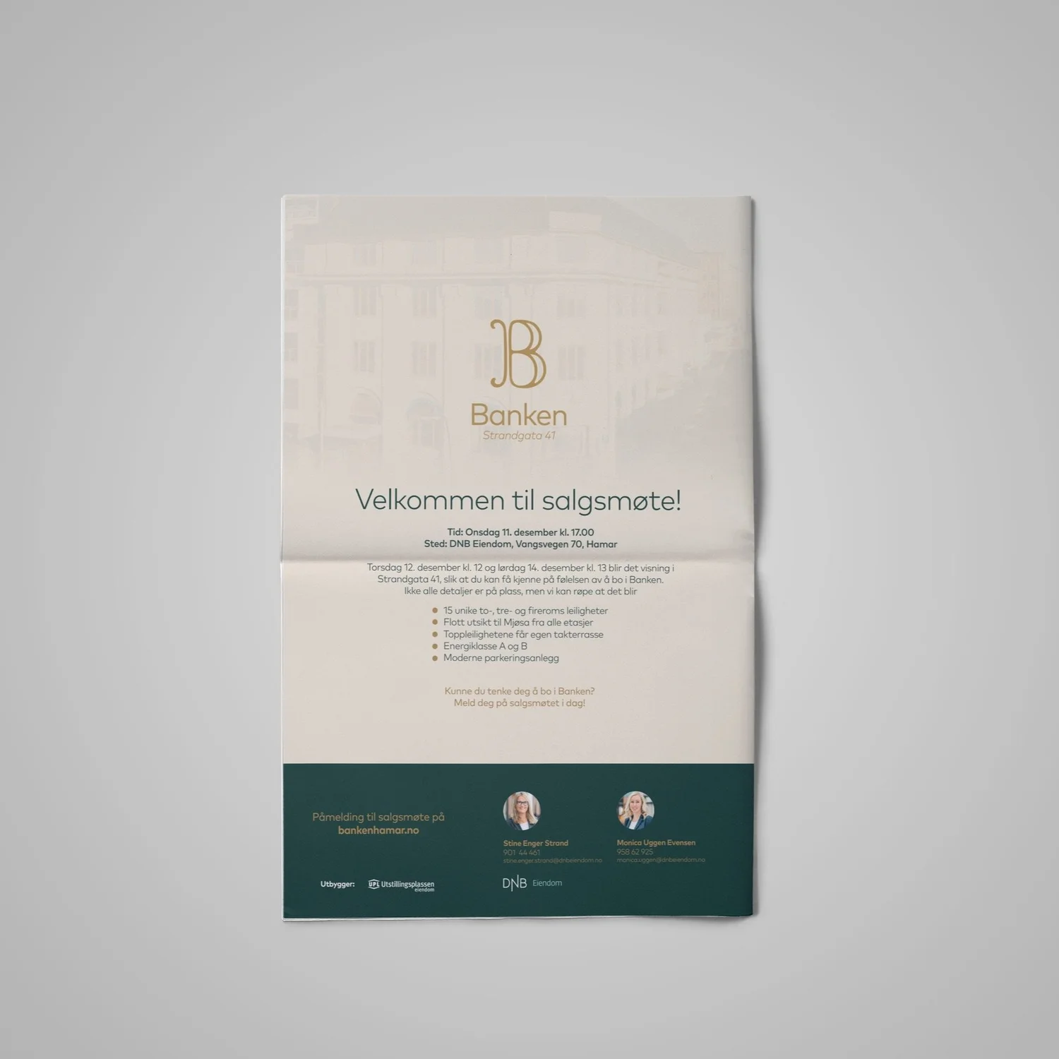 Avisannonser — Banken