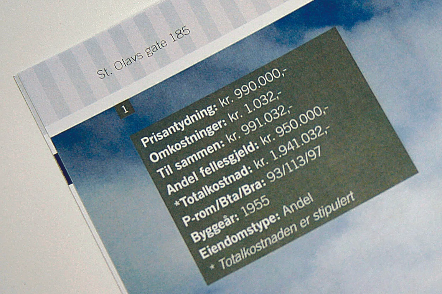 Prospektmal (2010) — DNB Eiendom