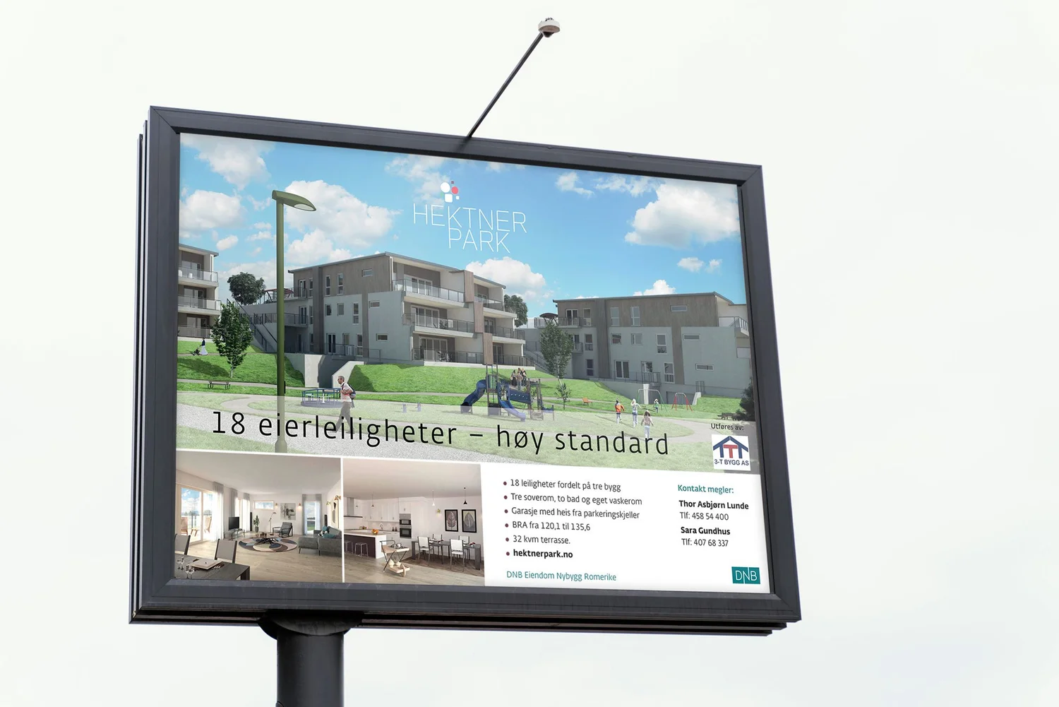 Byggeplass-skilt — Hektner Park