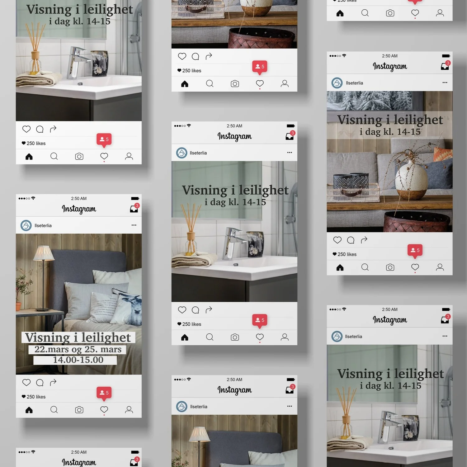 Sosiale medier m/ annonsering — Ilseterlia