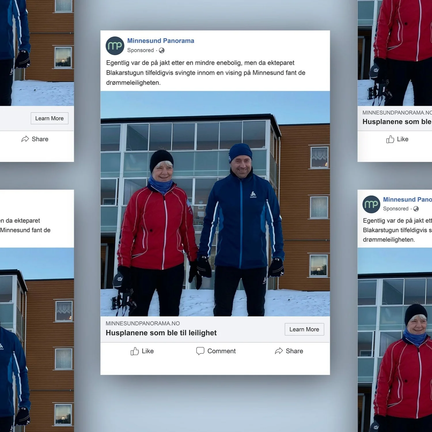 Annonser i sosiale medier — Minnesund Panorama