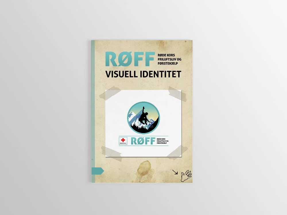 Visuell identitet — RØFF — Røde Kors Friluftsliv og Førstehjelp