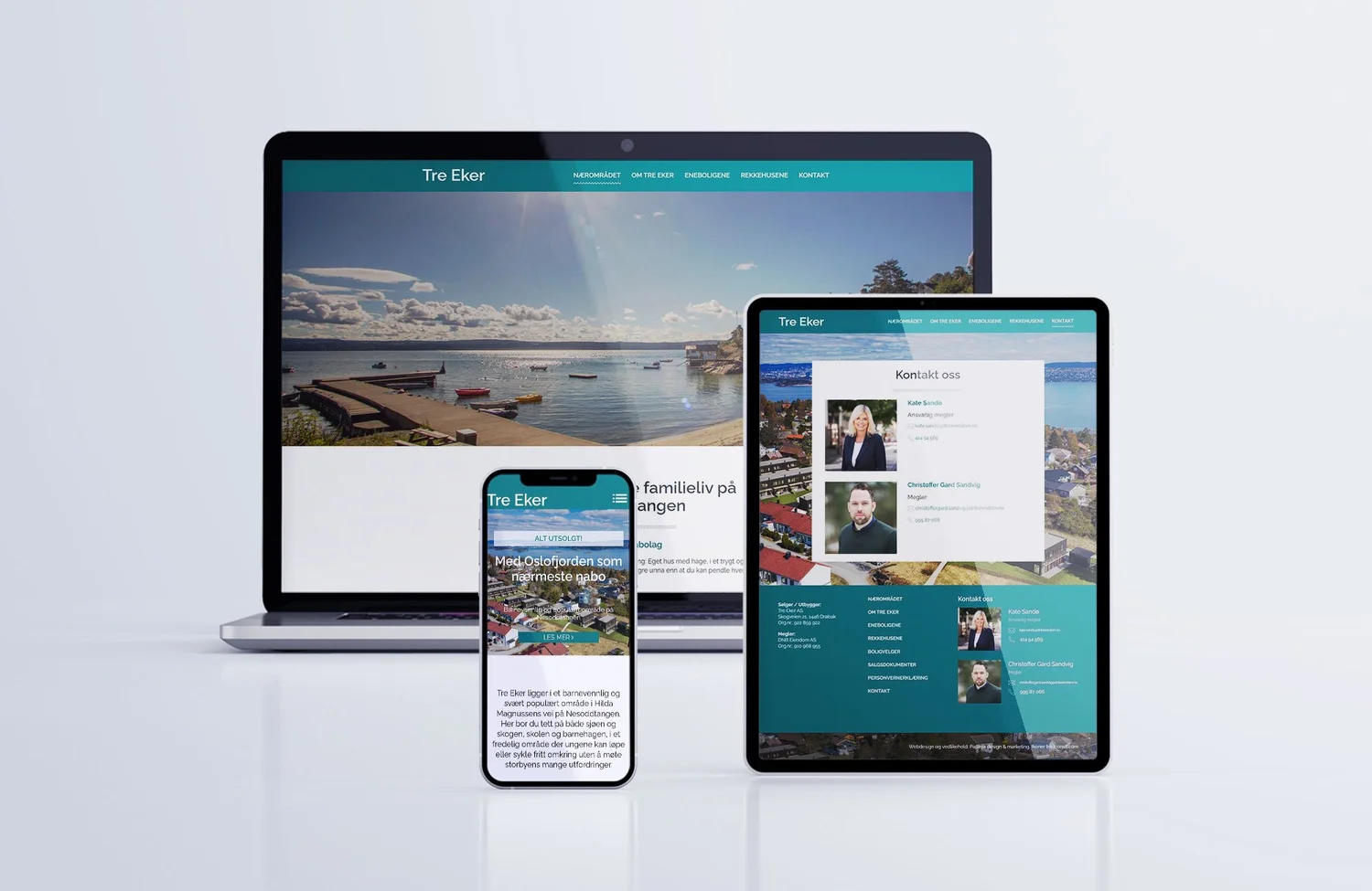 Nettsted — Tre Eker